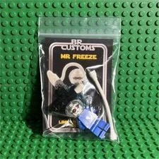 LEGO Batman 2006 BR Customs UV PRINTED Mr. Freeze Minifigure w/ Accessories 