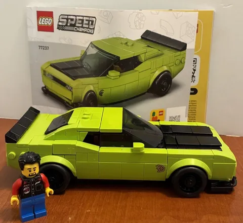 LEGO Speed Champions Dodge Challenger SRT 77237, 100% Complete W/ Instruct Nobox
