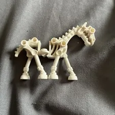 Lego Glow in Dark SKELETON HORSE - White Monster Fighters Halloween Minifigure
