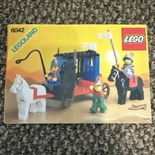 LEGO LEGOLAND 6042 Instruction Manual Booklet Illustrated Forestmen 1984