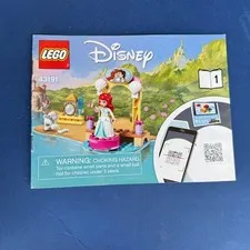 LEGO Disney 43191 Ariel's Celebration Boat Instruction Manual #1 Only
