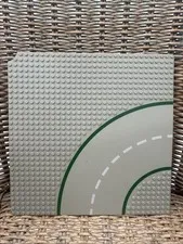 Vintage Lego 32x32 Road Baseplate Stud Curve with Road Pattern 2359p01