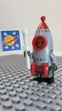 Lego Series 17 Rocket Boy Minifigure With Space Flag 71018