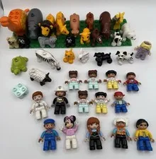 Mixed Lot Of 38 People & Animals Some Duplo Toys -READ DESCRIPTION