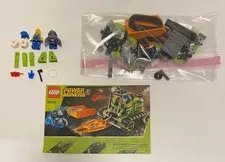 Lego 8958 Power Miners Granite Grinder 2009 missing one sticker w Instructions
