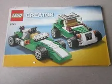 Lego Building Instructions Instruction Creator 6743 Formula 1 & Buggy 