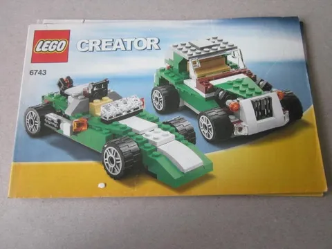 Lego Building Instructions Instruction Creator 6743 Formula 1 & Buggy 