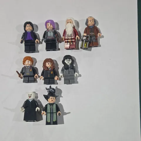 LEGO Harry Potter Minifigures Lot Snape Tonks Dumbledore Filch Ron Weasley