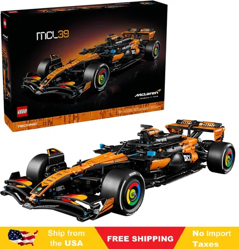 LEGO Technic McLaren MCL39 F1 Car Building Set for Adults - Room or Office Decor