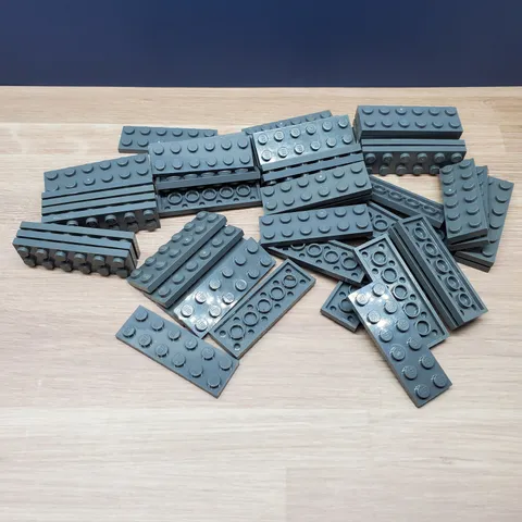 Lego Plate 2x6 Part# 3795 Dark Bluish Gray Lot of 50