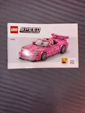 LEGO Speed Champions Fast & Furious Honda S2000 #77241 Manual Instructions ONLY