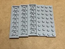 LEGO Parts - Light Bluish Gray Plate 2 x 8 - No 3034 - QTY 5
