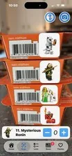 LEGO Series 29 Bionicle Toa Tahu, Mysterious Ronin Lloyd, Unicorn Elf, & T. REX