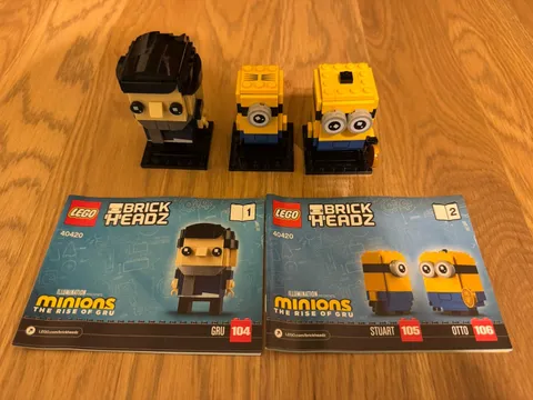 LEGO Brickheadz Minions 40420: Gru, Stuart & Otto