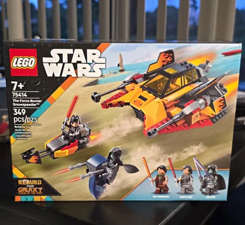 LEGO Star Wars The Force Burner Snowspeeder 75414 Complete Set 349pcs 7+