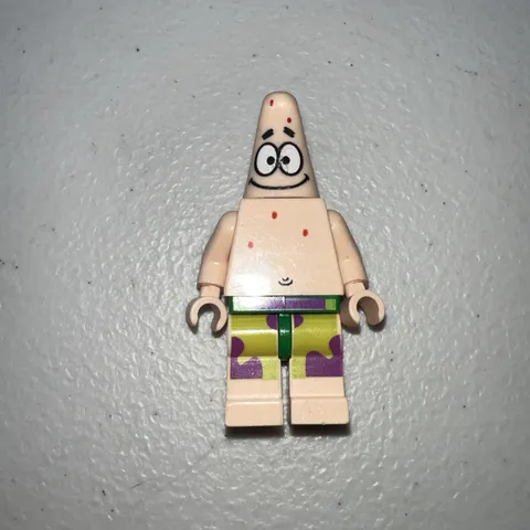 LEGO SpongeBob SquarePants Minifigure Patrick tongue out (Genuine)