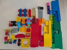 Lego Duplo Lot Trains Bricks Mickey Mouse. Much Larger Than A Starter Set. 