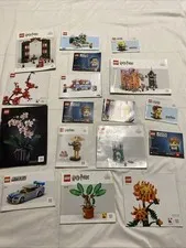 Lot of Lego Manuals - Harry Potter, Speed Champions, Brick Headz, etc. 