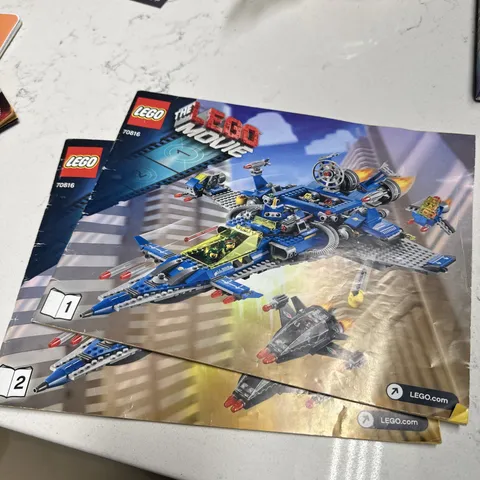 The Lego Movie Instruction Manuals 70816 - books 1&2