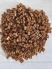 LEGO MEDIUM NOUGAT LOT 320 PCS 1X2 BRICK PALISADE LOG VARIETY BUILDING PIECES