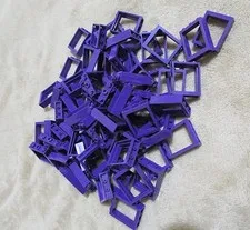 LEGO Window Frame 1x3x3 Dark Purple no. 51239 (Qty 74) *NEW*