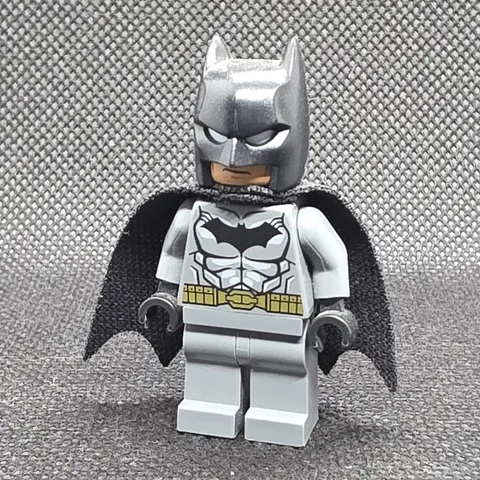 LEGO Batman Minifigure Gray Suit w/ Black Cape