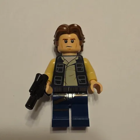 LEGO Star Wars Han Solo Minifigure w/ Blaster Plastic 1 Piece Age 6+