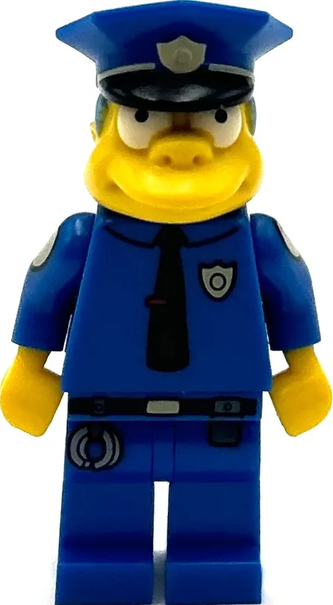 Lego New Chief Wiggum The Simpsons Series 1 Minifigure Only No Accessories