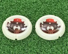 2x LEGO Bionicle Kanoka 143 Ta-Metru Throwing Disk 2004 Nuhrii 32533 Replacement
