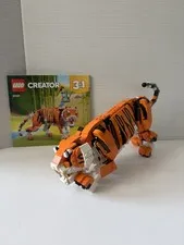 Lego Creator 31129 Majestic Tiger Only with All Instructions FF964