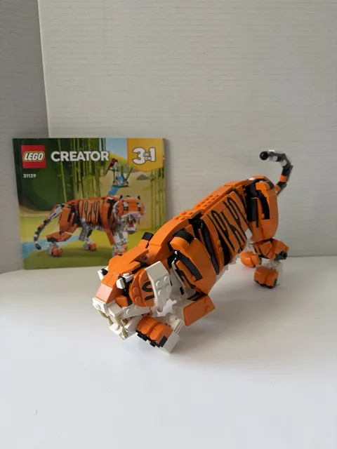 Lego Creator 31129 Majestic Tiger Only with All Instructions FF964