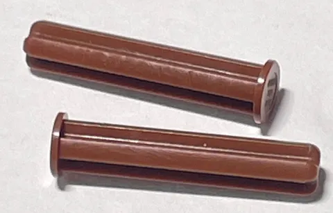 LEGO® 24316 Technic, Axle 3L with Stop Quantity 2 pieces Reddish Brown