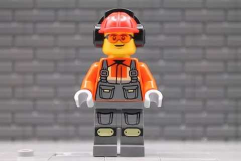 LEGO City Minifig cty1819 - Construction Worker - Male