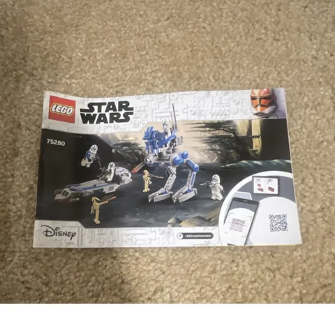 LEGO Star Wars 75280 501st Legion Clone Troopers Manual Booklet English 2020