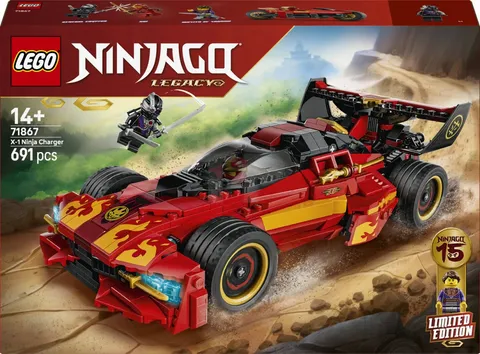 LEGO NINJAGO X-1 Ninja Charger 15th Anniversary 71867 Building Toy Set New Gift