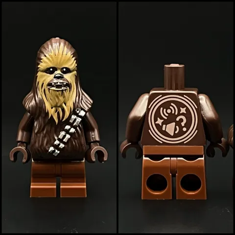 Lego Star Wars Smart Minifigure Chewbacca Printer Alignment Assembly Misprint