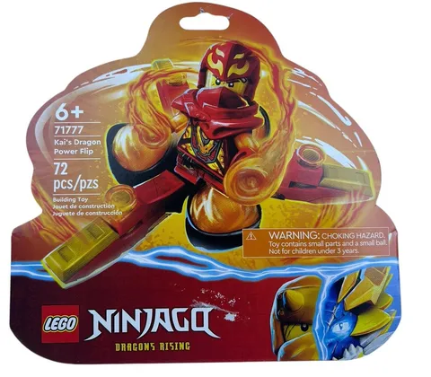 LEGO Ninjago Kai’s Dragon Power Spinjitzu Flip 71777 - New, Sealed