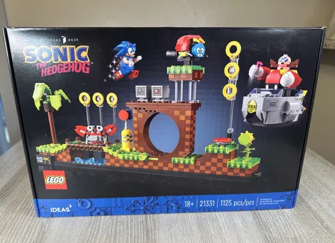 LEGO Ideas Sonic The Hedgehog Green Hill Zone 21331 New Sealed Retired 1125pc
