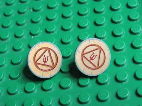 Lot LEGO Minifigure shield Underwater Atlantis Portal Emperor 89918 SH3