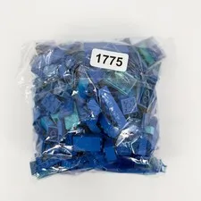 Lego Bulk Lot Color Sorted Blues Mix 1 Pound Pieces Parts Bricks