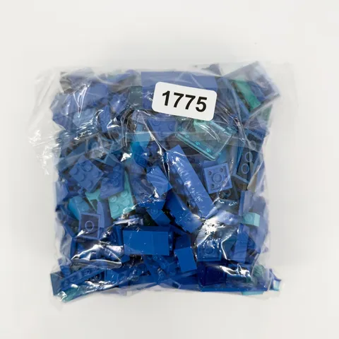 Lego Bulk Lot Color Sorted Blues Mix 1 Pound Pieces Parts Bricks
