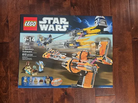 LEGO Star Wars: Anakin Skywalker and Sebulba's Podracers (7962) - Sealed, Mint