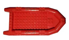 RED with Decals Lego 62812 Rubber Raft Boat Large