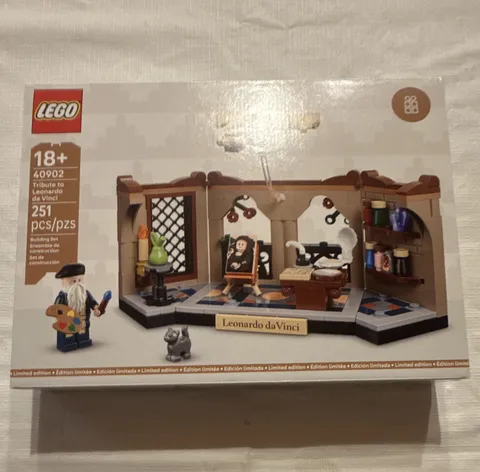 LEGO Tribute to Leonardo da Vinci 40902 251 pcs Age 18+ Limited Edition (Box)