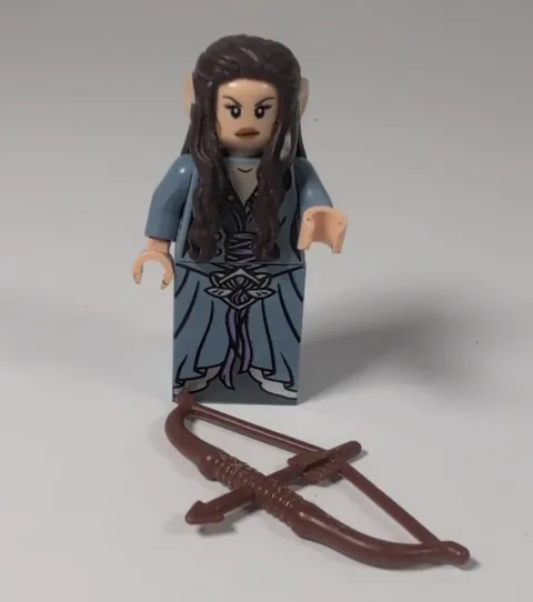 LEGO The Lord of the Rings Arwen Sand Blue Dress Minifigure w/ Bow