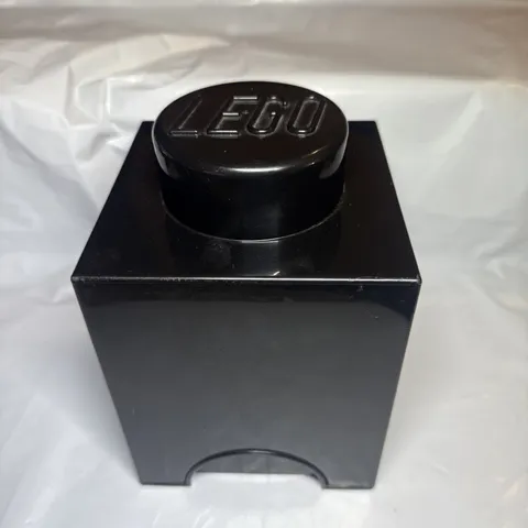LEGO 1-Stud Storage Brick Black Box Organizer Container (4001 / 5007031)