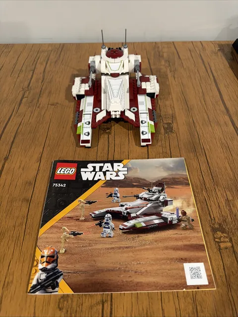 LEGO Star Wars: Republic Fighter Tank (75342) BUILD ONLY NO MINIFIGS READ DESC