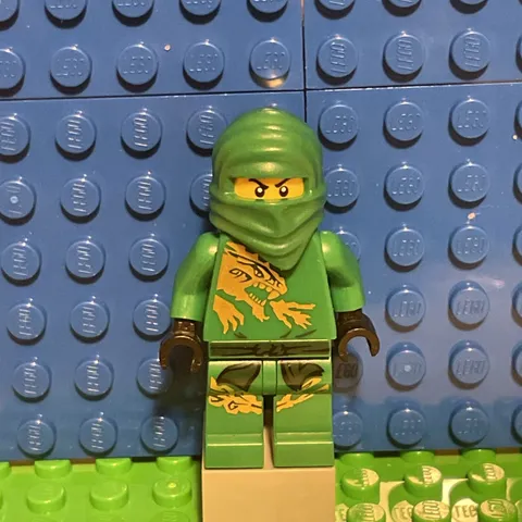 LEGO Ninjago Lloyd DX Minifigure Custom Head + Mask ( READ DESCRIPTION)