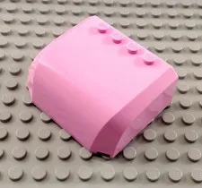 LEGO Bright Pink Raised Friend Car Vehicle Roof Piece
