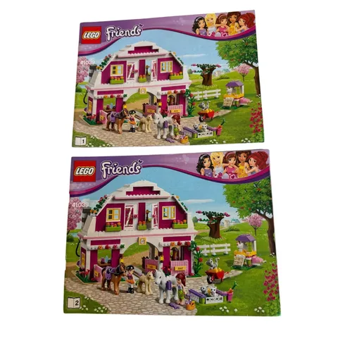 LEGO Friends Instruction Manuals Booklets 41039 Sunshine Ranch 41058 Mall